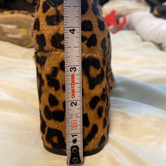 Sam Edelman Kassidy real calf fur Leopard print 6.5 - Picture 4 of 9